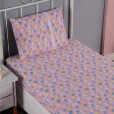 Jogo De Lençol Infantil Com Elástico Em Malha Resistente - Meta Mark, 