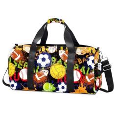 RLGPBON Bolsa de Ginástica para Mulheres e Homens, Bolsa Esportiva com Compartimento para Sapatos e Roupas, Impermeável