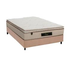 Cama Box Casal: Colchão Molas MasterPocket Ensacadas Luckspuma Cloud O