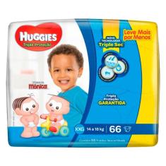 Fralda Huggies Tripla Proteção Hiper XXG 66 Unidades