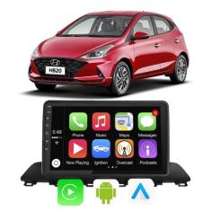 Kit Multimidia Hb20 2020 2021 2022 2023 2024 9" Polegadas CarPlay Andr
