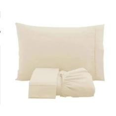 Jogo de Lençol Algodão Solteiro 2 Peças Percal 200 Fios - RT ENXOVAIS,