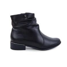 Bota Feminina Ramarim Cano Baixo Soft Preta - 2453103-Feminino