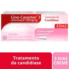Gino-Canesten 3 Creme Vaginal 100mg/5g 20g + 3 aplicadores Bayer 20g Creme Vaginal