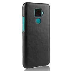 Capa para Huawei Mate 30 Lite, capa de celular Rugged Shield 360° Proteja seu telefone Capa de couro granulado para Huawei Mate 30 Lite