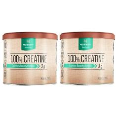 KIT 2X CREATINA 100% PURA 300G MONOHIDRATADA NUTRIFY CREATINE