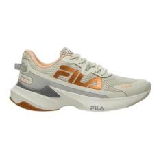 Tênis Esportivo Feminino Recovery Branco Salmão Cobre Fila 51J728X-6012-Feminino