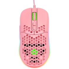 Mouse Gamer Vx Gaming Void Com Led Rgb- 7600 Dpi Rosa Com C