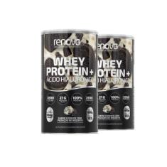 Kit 2 Whey Protein Renova Be Ácido Hialurônico Suplemento, 2 - Cookies