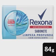 Sabonete em barra rexona antibacterial limpeza profunda 84G