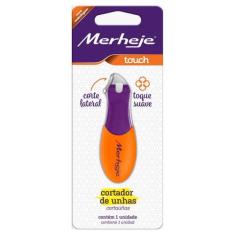 Cortador de Unha Lateral Merheje Touch Violeta/Laranja