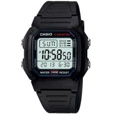 Relógio CASIO masculino digital preto borracha W-800H-1AVDF