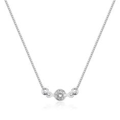 Colar Ponto De Luz Prata 925