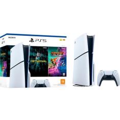 Console PlayStation 5 Midia Fisica Slim Branco 1TB Returnal e Ratchet 