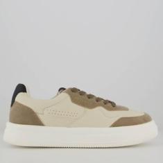 Tênis Reserva Troy Marrom e Bege-Masculino