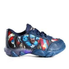 Tênis Infantil luz led 344bcd-Masculino