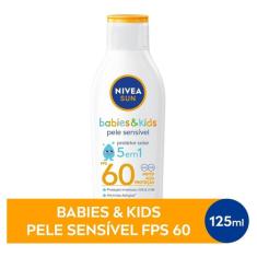 Protetor Solar Nivea Sun Kids Sensitive Fps60 125ml Sensitive