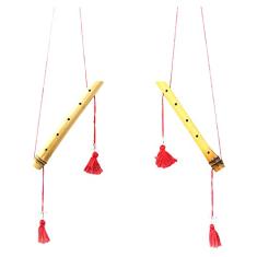 Flauta Feng Shui de bambu - Estabilidade, segurança e paz