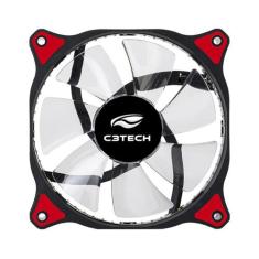 Cooler Fan C3tech Storm 12cm Com Led Vermelho F7-L130rd - C3tech