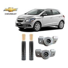 Par Kit Coxim Batente Coifa Amortecedor Traseiro Gm Onix 2013 2014 201
