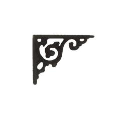 Cantoneira Mão Francesa Nº04 Ferro Fundido Em Hera 20X20Cm - Rig Fundi