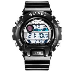 Relógio de Pulso masculino Militar Smael 0931 à prova d´ água (Cinza)