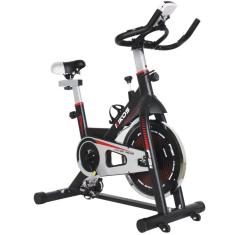 Bicicleta Ergométrica Spinning Kikos F5i Fitness Cardio Musculação com Roda de inércia de 10Kg. silenciosa, resistente e ajustável; assento e guidão reguláveis; Ideal para seus treinos.