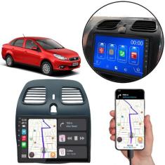 Kit Multimidia Carplay 9 Pol Grand Siena 2013 a 2021 MP5 + Camera e Mo