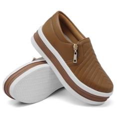 Tênis Dk Uze Shoes Slip on Calce Fácil Linha Confort Feminino-Feminino