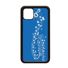 Capa Blue Flappg Music 5-le Staff para iPhone 12 Pro Max para Apple Mini Mobile Case Shell
