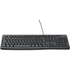 Teclado Com Fio Usb Logitech K120 Resistente Respingos Abnt2