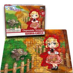 Quebra Cabeça Com 80 Peças Temas Contos Princesas Pinoquio - Pais e fi