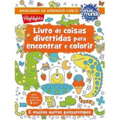 Livro - Livro de coisas divertidas para encontrar e colorir - Livro 1 