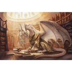 Jigsaw Puzzles 1000 Peças para Adultos - Quebra-Cabeça de Dragão - para Adultos Adolescentes Brinquedos Educacionais Presentes (29.5x19.7 Polegadas)