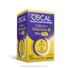 Os-Cal D - Cálcio 500mg + Vitamina D 400UI, 60 comprimidos