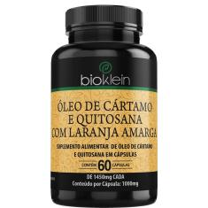 Óleo de Cártamo e Quitosana com Laranja Amarga - 60 Cápsulas - Bioklein