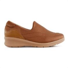 Tênis Usaflex Slip On Elastano Feminino-Feminino