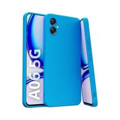 Capa Capinha Case Aveludada Compatível Para Samsung A06 5G - DB, Azul