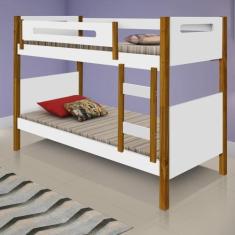 Beliche Solteiro Flórida com Proteção Lateral e Colchões - CasaH