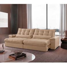 Sofá Classic Linho 02 Módulos 90 Cm B25 Cm Meu Sofá Online A226 Linho Bege