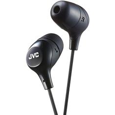 JVC Fone de ouvido de espuma viscoelástica Marshmallow com espuma viscoelástica preto (HAFX38B)