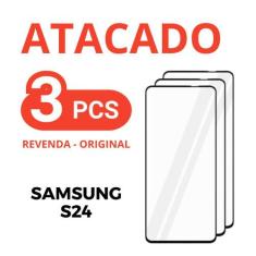 Kit 3 Película Vidro De Temperado 3D Samsung S24 + NF - Nc Newcase