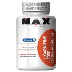 L-Carnitine 2000 60 Cáps - Max Titanium-Unissex