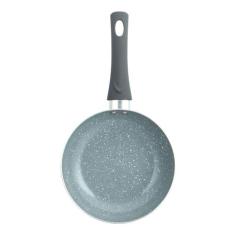 Frigideira Cerâmica Cazza Cinza 24cm, Unica