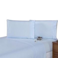 Lençol cama Casal Avulso 400 Fios Com Elástico 100 algodão - RT MAGAZI