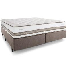 Cama Box Herval King Spettácolo, Molas Ensacadas, 74 x 193 x 203 cm