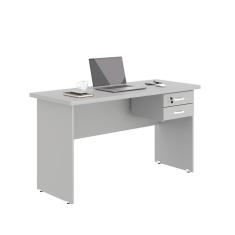 Escrivaninha Com Gavetas 1.20 Plate Cinza