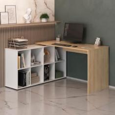 Escrivaninha Artany Nero II com 8 Nichos