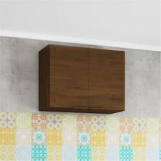 Armário Aéreo Bartira Rubi com 2 Portas e 1 Prateleira - 80cm de largura