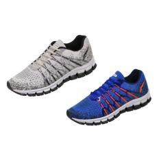 Tênis Adulto Kit 2 Mega Leve Lançamento Masculino, Gelo, Royal, 40